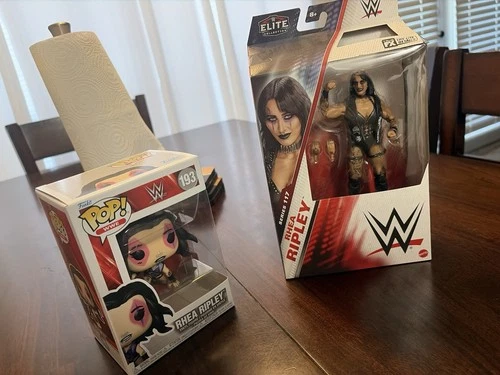 WWE Rhea Ripley Elite With Rhea Ripley Funko Pop