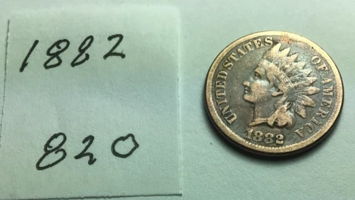 1882 Indian Head Penny;   GOOD condition; #820