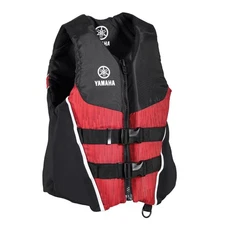 Yamaha New OEM Men's 21NNC Neoprene/Nylon Combo PFD, Medium, MAR-21NNC-RD-MD