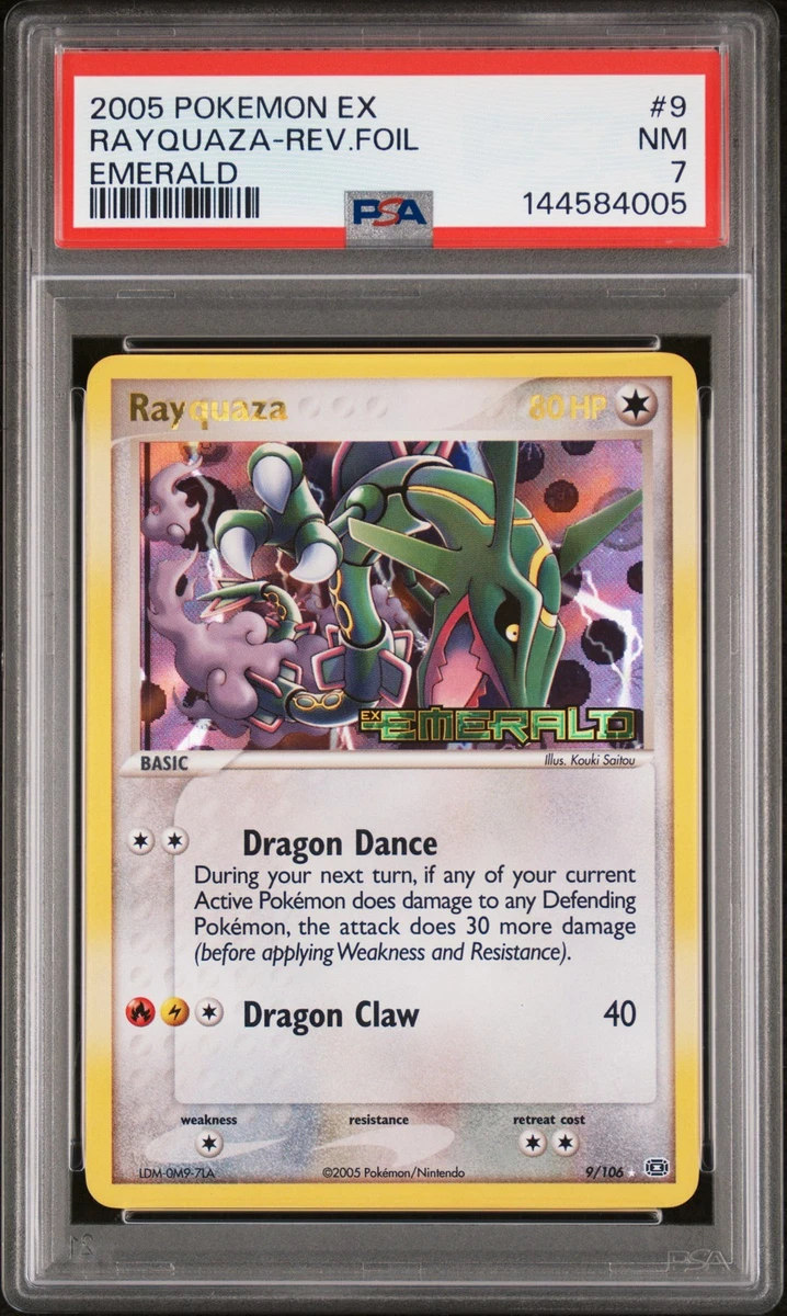 Rayquaza Pokémon TCG EX Emerald Individual Collectible Card Game
