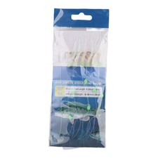 6pcs Fishing Rigs with Biomimetic Velvet Mackerel Feathers for Sabiki Bass Cod