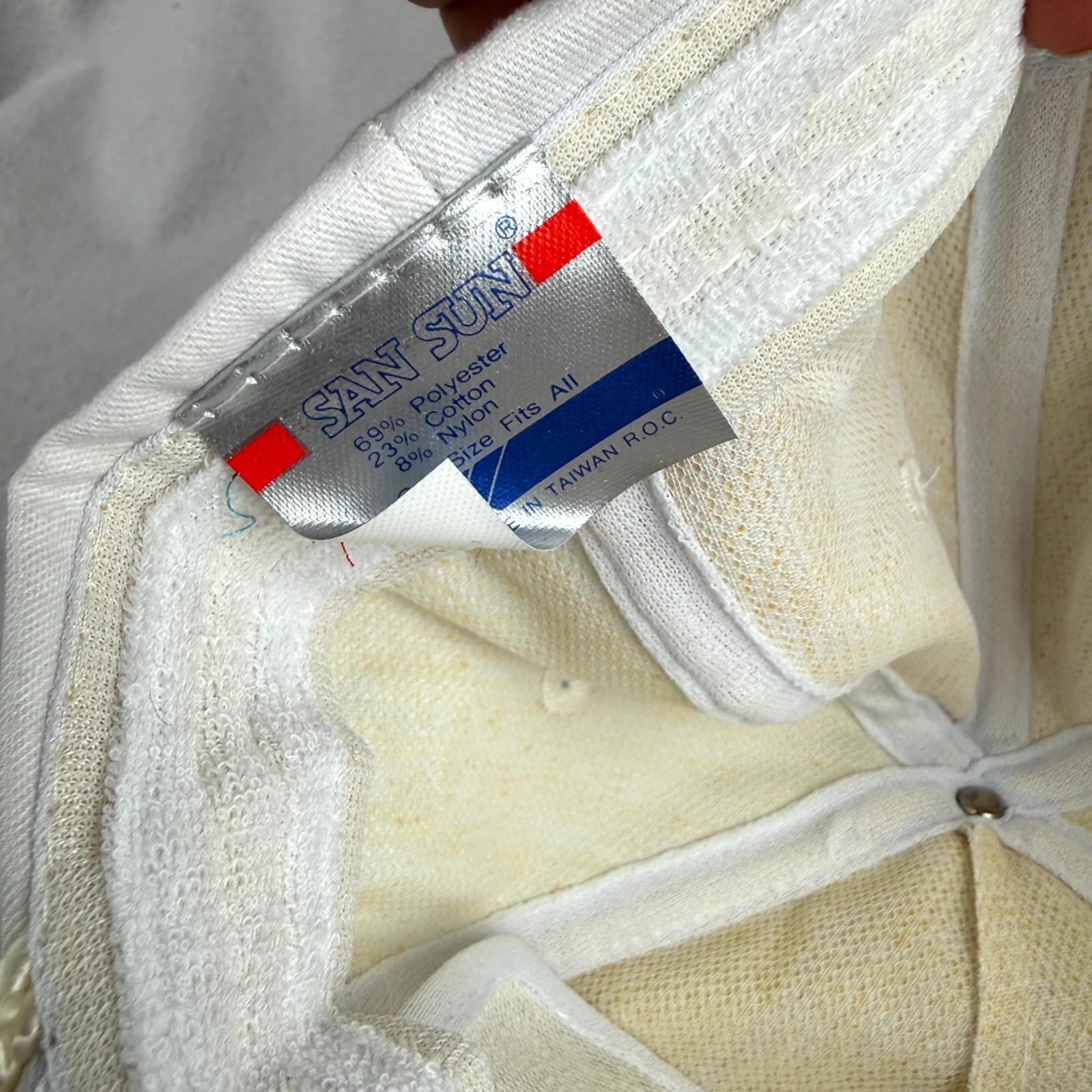 Utah Skins KUTV UPGA Hat Mens White Golf Rope Strapback Flat Brim San Sun