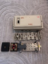 Vintage MEM 6 Way Fuse Board (3 x 5A) (1 x 15A) (2x 30A) Fuses Included