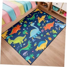 Cartoon Dinosaur Area Rugs for Kids Boys 3D Printed Carpet for Boys Bedroom