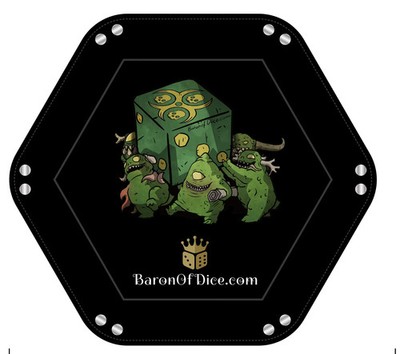 Baron of Dice Diseased   Würfeltablett für Fantasy Wargaming
