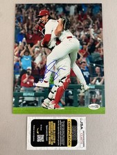 PHILLIES- MICHAEL LORENZEN AUTOGRAPH 8x10 NO-HITTER FINAL OUT PHOTO JSA CL61751