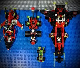 LEGO M-Tron Lot 6956 6833 6896 6923 No Instructions/box Complete And Near So