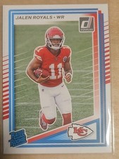 2025 Donruss Rated Rookie Jalen Royals Kansas City Chiefs #145