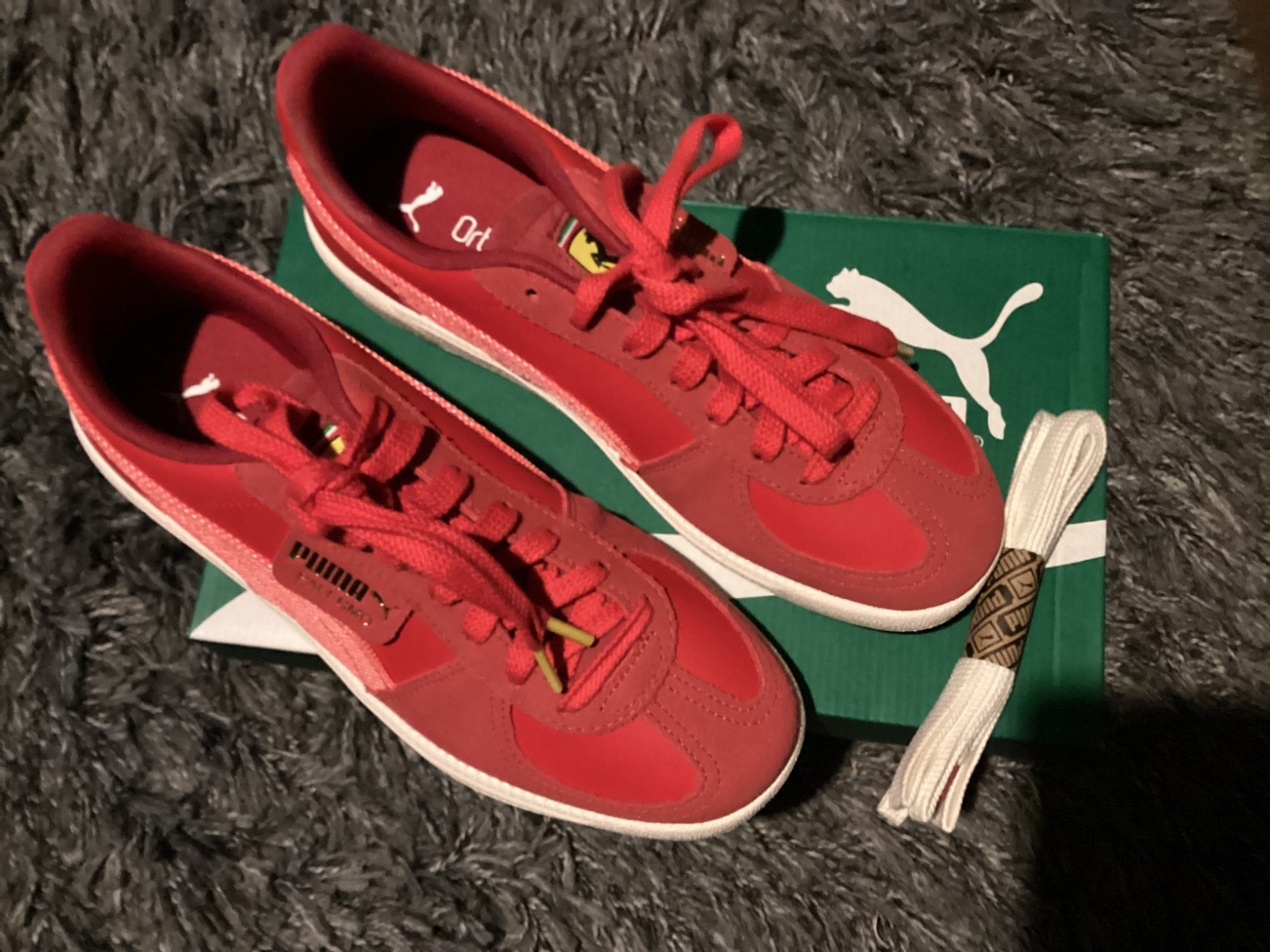 BNIB New Puma Ferrari Palermo Red Trainers - UK8 EU42 US9 - Ortholite