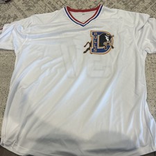 Nuke Laloosh #37 Bull Durham Baseball Movie 1988 Durham Bulls Jersey 3XL MiLB