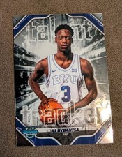 2025-26 Bowman University Chrome AJ Dybantsa Talent Tracker Insert BYU