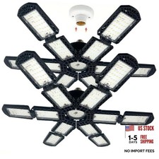 2 Packs LED Garage Light,Super Bright Screw in E26/E27 Ceiling Shop 280W 2PC