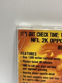 Sega Sports NFL 2K (Sega Dreamcast, 1999) CLEAN DISC!