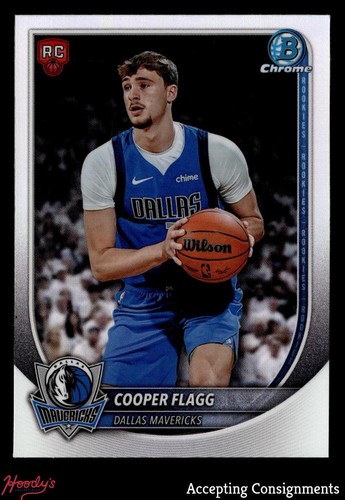 2025-26 Bowman Chrome Red Rookies #BRR1 Cooper Flagg RC Rookie SP MAVERICKS