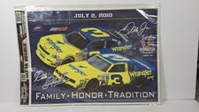 Dale Earnhardt Dale Junior family, honor, traditions wrangler decal 15 1/3  X 11