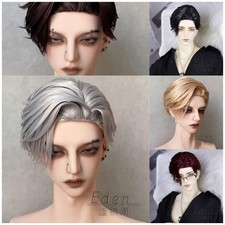 1/3 Teenage Hairs Black Perm Wig Styled Hair Silk Wig Fit BJD Doll Hairs