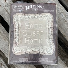 Vintage Home Sweet Home Net Darning Pillow Kit