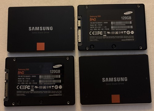 4 STÜCK  Samsung 840 EVO 120 GB SSD 2,5 Zoll Sata III 6.0Gb/s  MZ-7TE120