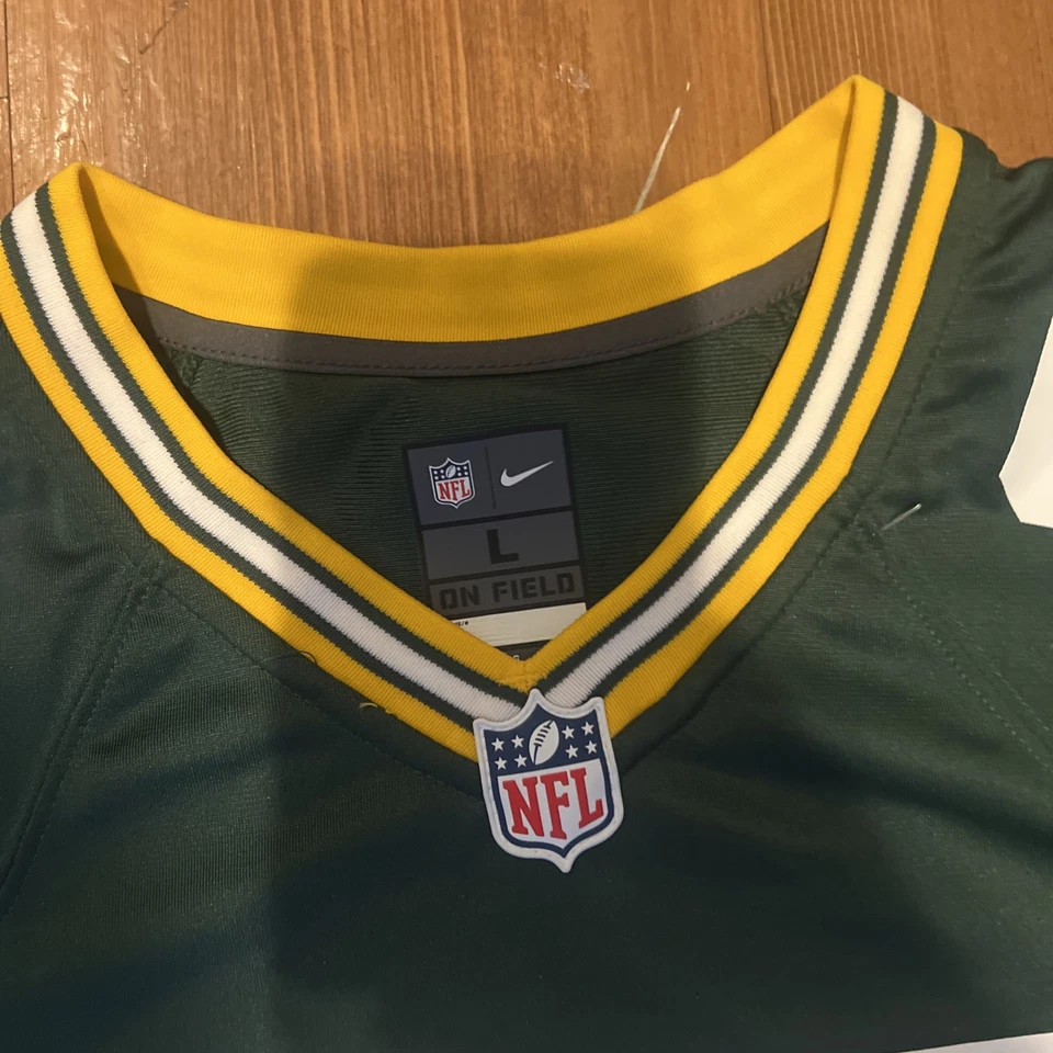 Camiseta deportiva para hombre grande #80 nueva con etiquetas Jimmy Graham Green Bay Packers Nike auténtica Foto 3 de 4
