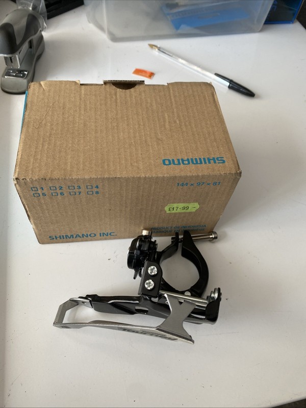 Shimano Fd-ty600 Front Derailleur Triple Dual Pull New In Box