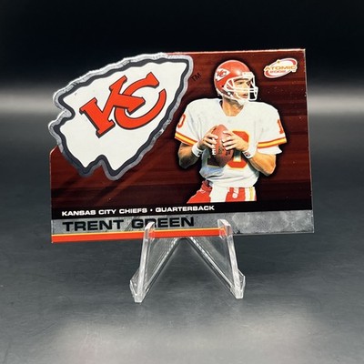 Trent Green 2002 Pacific Atomic #48 Kansas City Chiefs Die-Cut