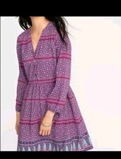 Old Navy Women NWT Paisley Dress/ Size Large TALL/ Purple