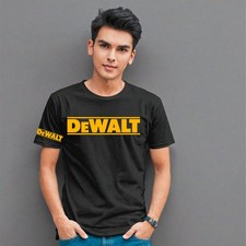 Dewalt T-shirt Birthday Gift Powertools T-Shirt DIY Top Adult Workwear Top Tee
