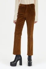 HTF Petar Petrov Smart Pants Camel Brown Cotton Corduroy EU 40 US 4-6 $690 Rare