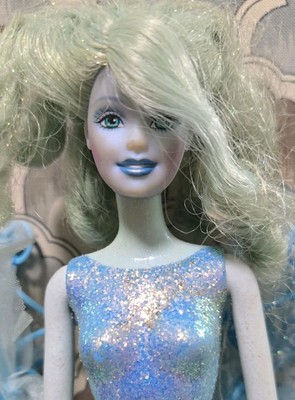 Barbie Fairytopia Blue Sparkle Fairy - Mattel #B5734 2003 With