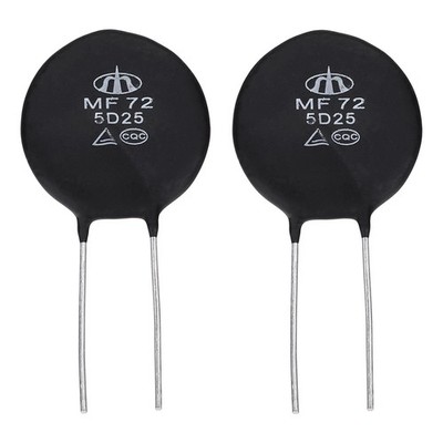 2 Pcs NTC 5D-25 5 Ohm MF72 Negative Temperature Coefficient Thermistor