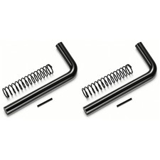 2Pcs Trailer Gate Spring Latch Pin Repair Kit 819T For Carry-ON Anti-Rust Black