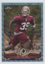 2013 Topps Chrome Blue Wave Refractor David Amerson #66 1x8