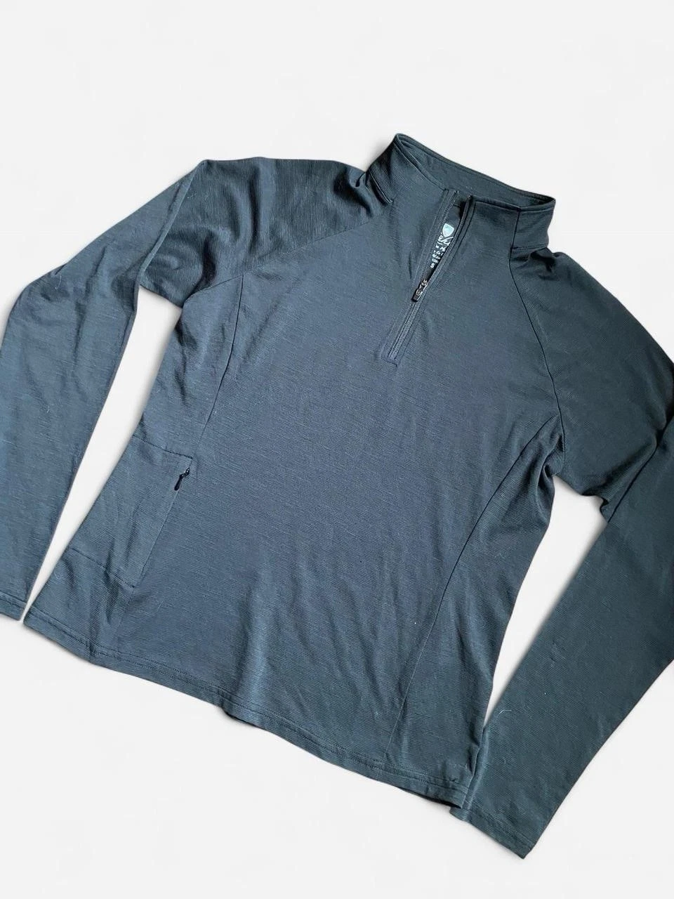 Kuhl 1/4 Zip Base-layer Long Sleeve Thin Knit Sweatshirt Size Small