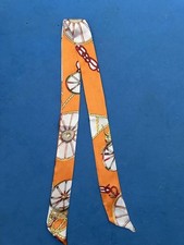 Women Satin Silk Scarf Scarves Wrap Tied Bag Handle Neck Hair Long Ribbon