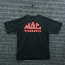 Mac Tools Pocket T-Shirt Mens XL Black Graphic Back Print Workwear Tee