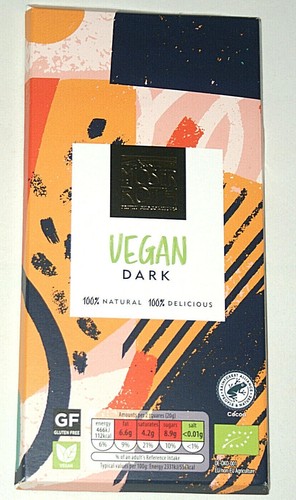 Milk Dark Chocolate Finest cocoa beans 125g Fairtrade Organic Vegan