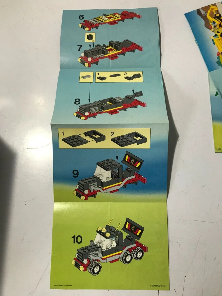LEGO System Classic Town Diesel Daredevil 6669 In 1991 MANUAL ONLY