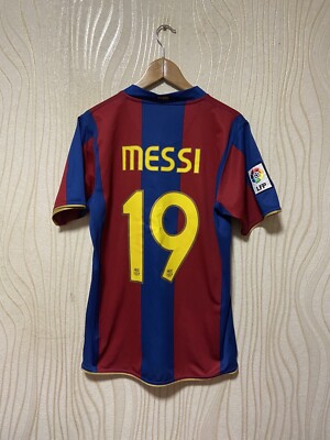 BARCELONA 2007 2008 HOME SHIRT JERSEY NIKE 237741-655 sz M MEN #19