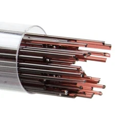 Bullseye Glass Stringers 1mm Deep Plum Transparent 90coe