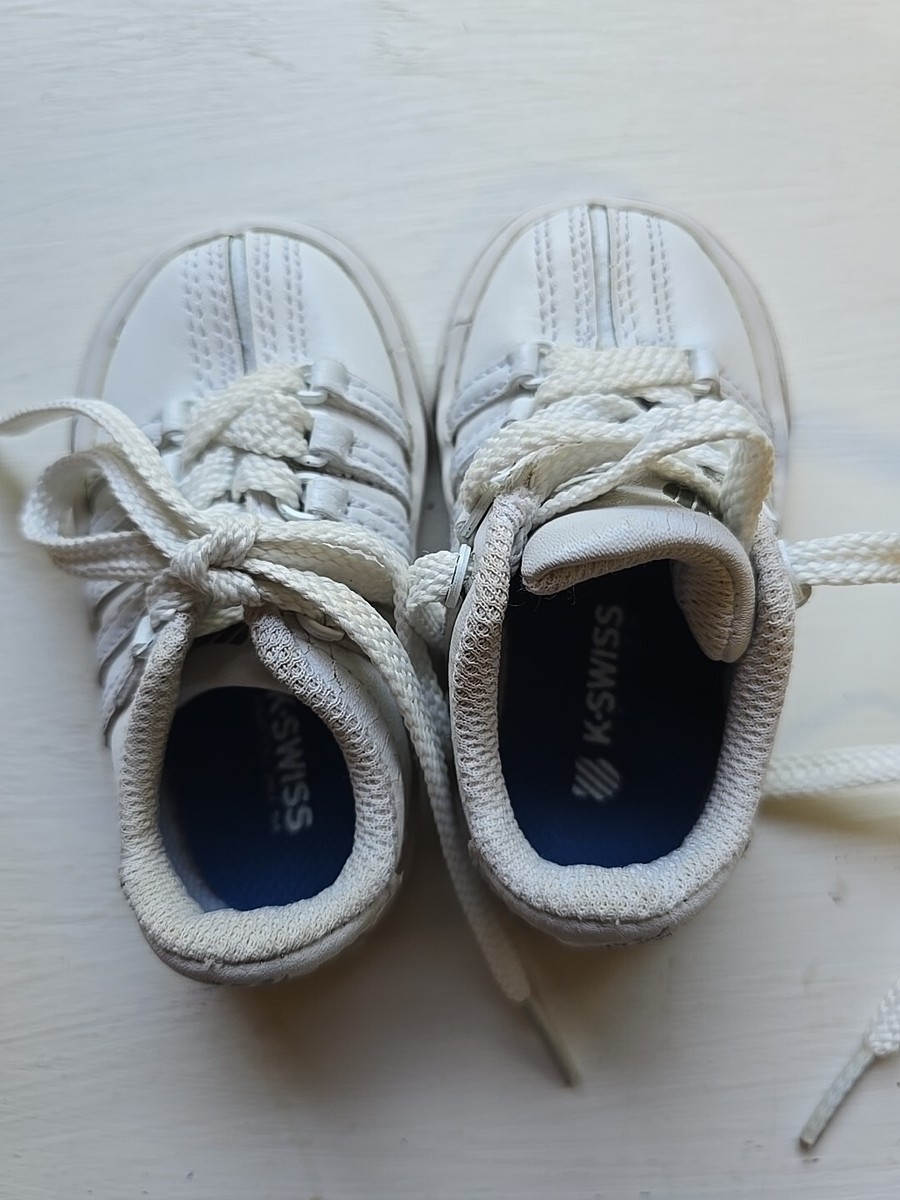 K-Swiss Kids Classic Pro White White Shoes Infants Size