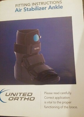 United Ortho Air Stabilizer Ankle Boot Large NEW OPEN BOX