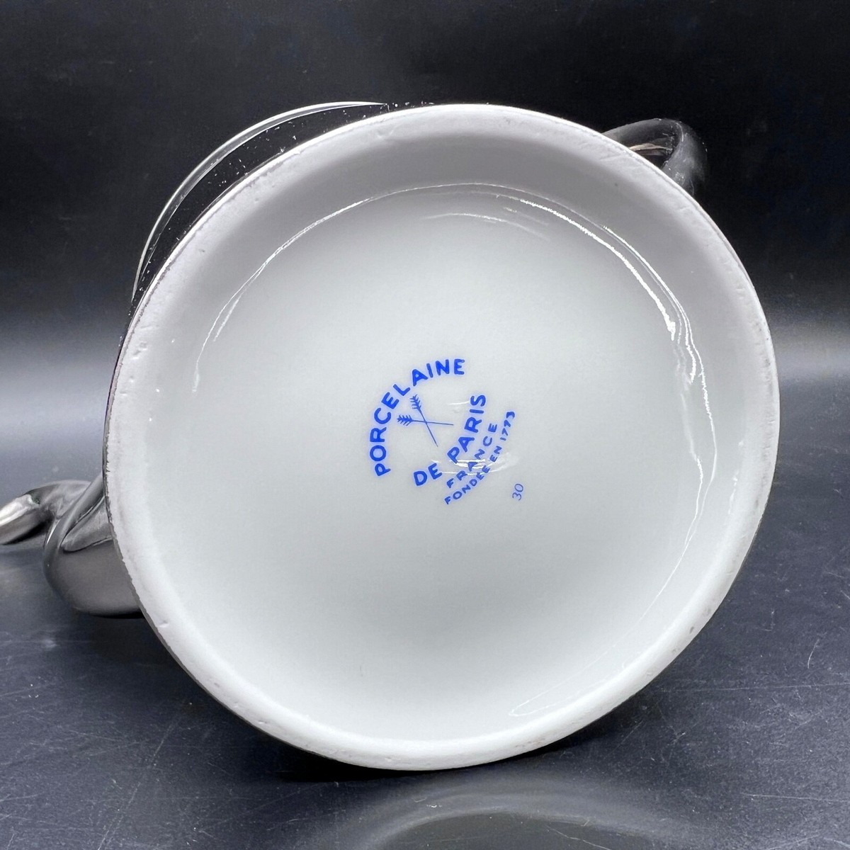 フランス製　パリ窯　Bourdois & Bloch  カップ＆ソーサー Paris Kiln Bourdois & Bloch Porcelain Floral Gold-Trimmed
