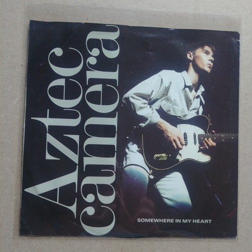 AZTEC CAMERA Somewhere In My Heart DJ PROMO 45 7" Vinyl POP ROCK