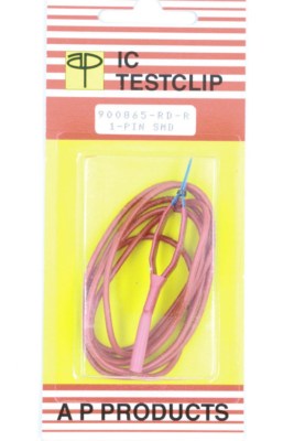 AP Products 1-polig SMD/IC Testclip Pinzette mit Kabel. (Originalverpackung)