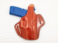 OWB Thumb Break Leather Belt Holster Fits THUNDER PRO ULTRA COMPACT 9MM 