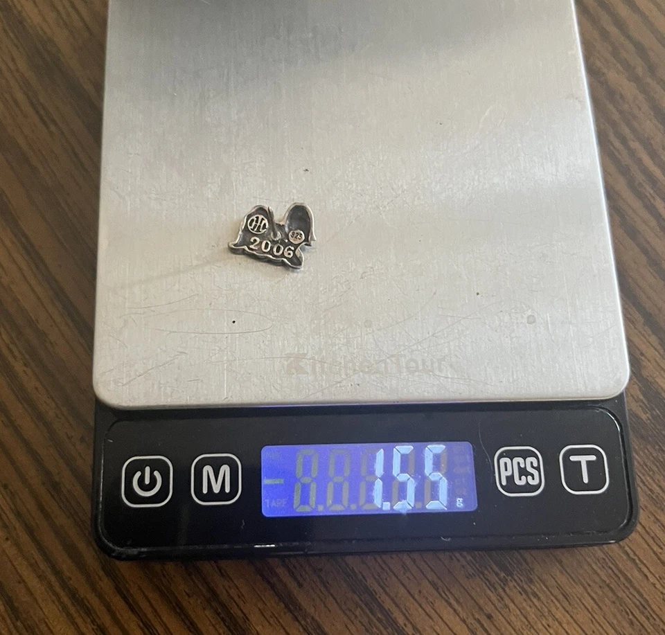 John Hardy Sterling Silver Year of the Dog Tie Tack Pin Lapel - Изображение 4 из 4