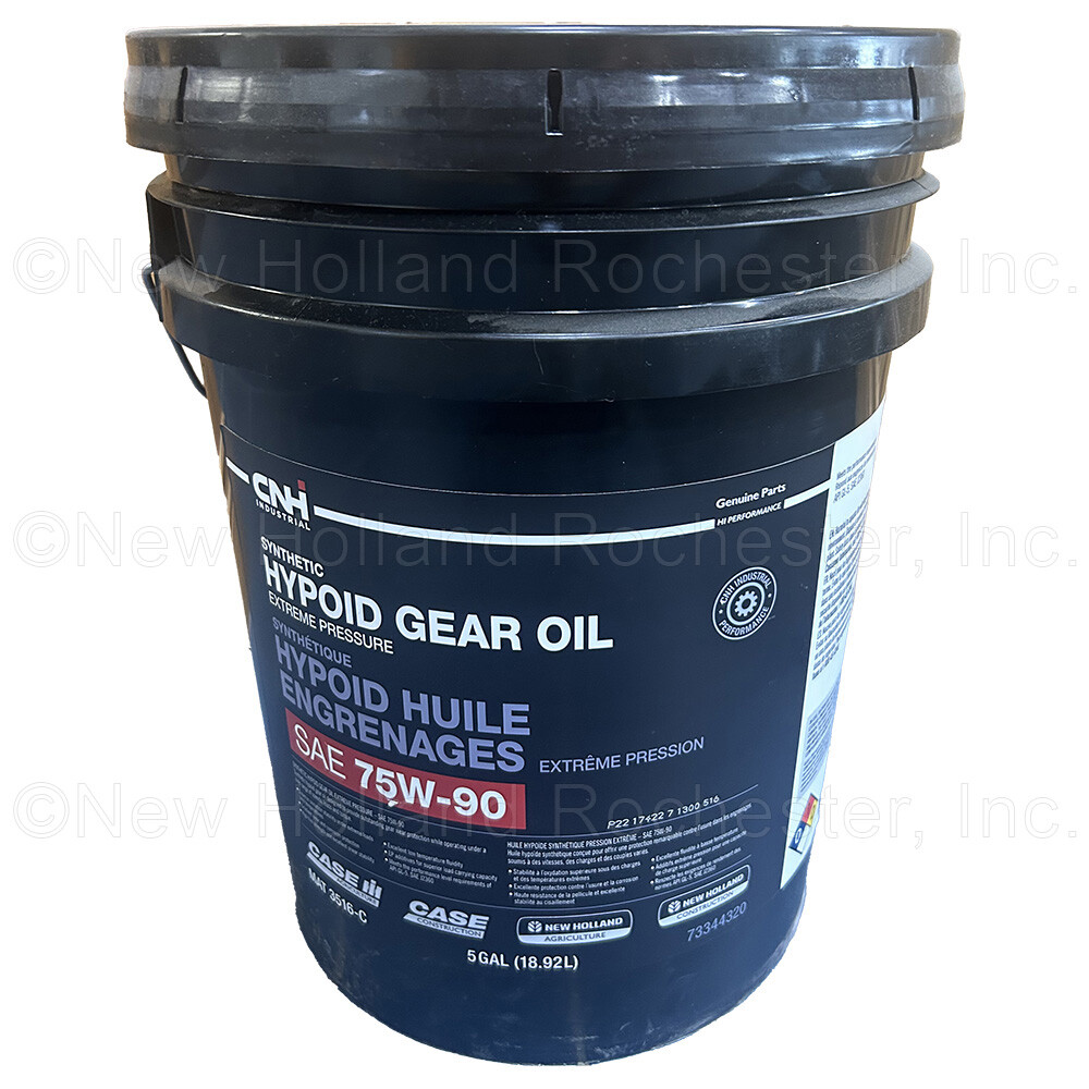 CNH Industrial 5 Gal Synthetic Hypoid Gear Oil EP SAE 75W-90