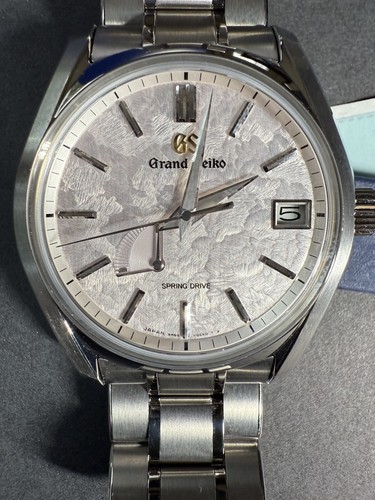 NIB - SBGA413 GRAND SEIKO HERITAGE SHUNBUN SPRING BLOSSUM / MENS - COMPLETE SET
