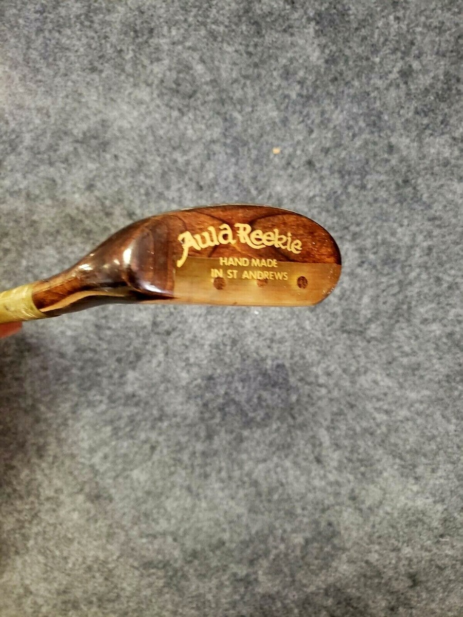 Vintage Aula Reekie Wooden Shaft Golf Putter Hand Made in St