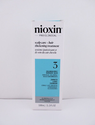 Nioxin System 3 Scalp Care + Hair Thickening Treatment, 3.3 fl oz -FREE SHIPPING